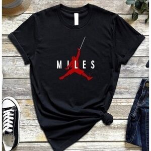 Marvel Spiderman Spiderverse Shirt Miles Morales Shirt Air Jordan Shirt